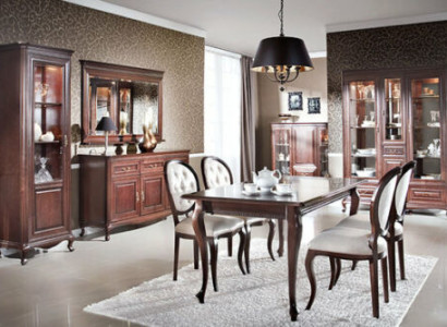 Dining table Table Tables Real wood wooden table Classic r Baroque Style Dining room V-4